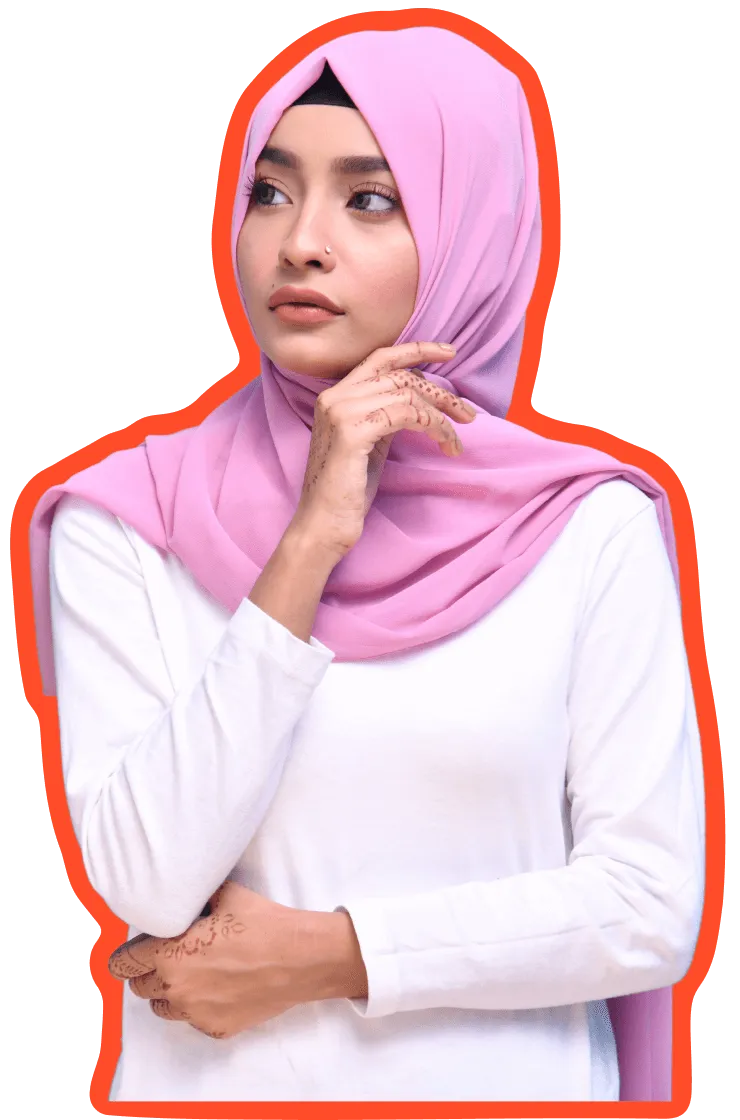 Client with Southeast Asian skin tone